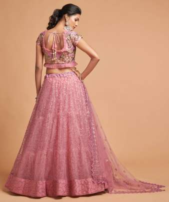 Wedding wear Dori and Thread Embroidery With Zari Lehenga Choli Gujju Fashions Designer Lehnga Choli