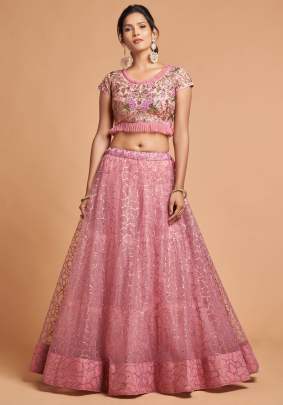 Wedding wear Dori and Thread Embroidery With Zari Lehenga Choli Gujju Fashions Designer Lehnga Choli