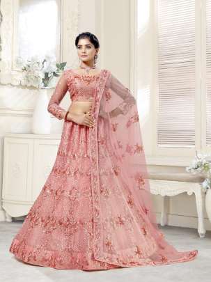 Wedding wear Double Sequence Designer Lehenga Choli Gujju Fashions Designer Lehnga Choli